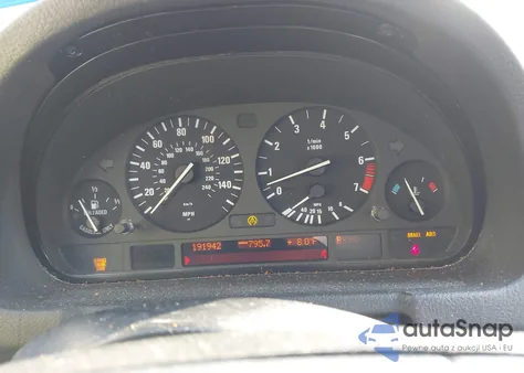 2002 BMW X5 3.0I из США, поврежденный, VIN 5UXFA53522LP41195